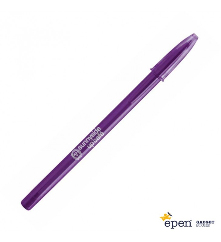 Personalised pen BIC Style clear