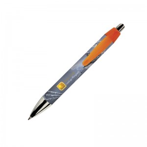 Stylo en plastique BIC Wide Body Mini Digital Chrome personnalisé