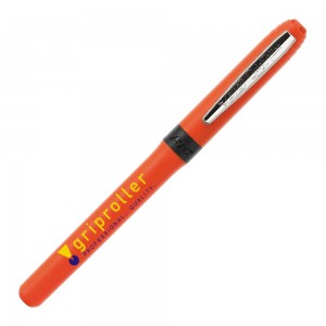Personalised plastic pen BIC Grip Roller Chrome