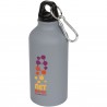 Bouteille sport mat 400 ml avec mousqueton Oregon