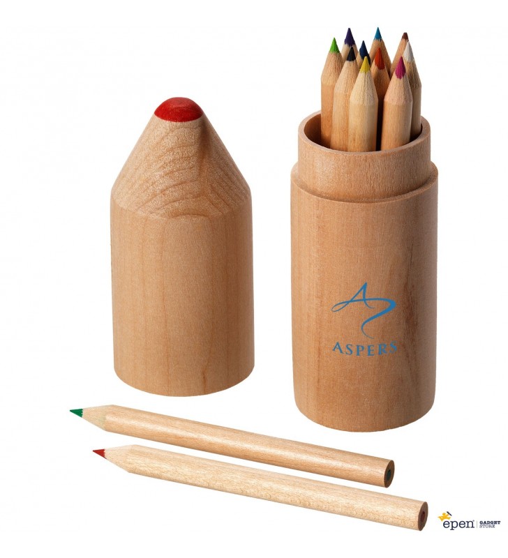 Bossy 12-piece coloured pencil set