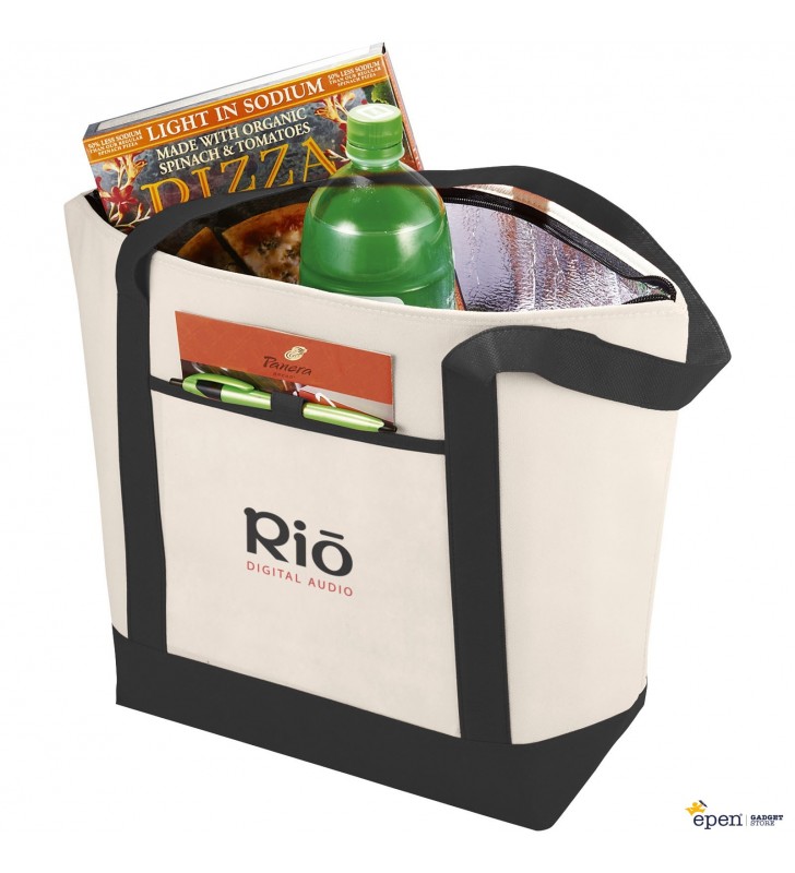 Lighthouse non-woven cooler tote 21L