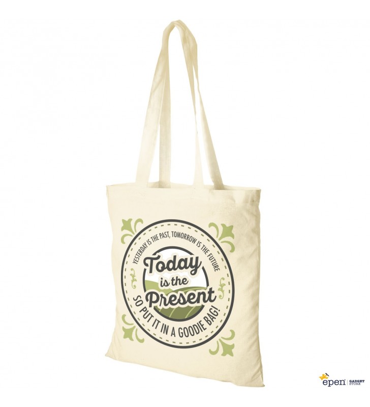 Bolsa Tote de algodón 140 g/m² con asa larga...
