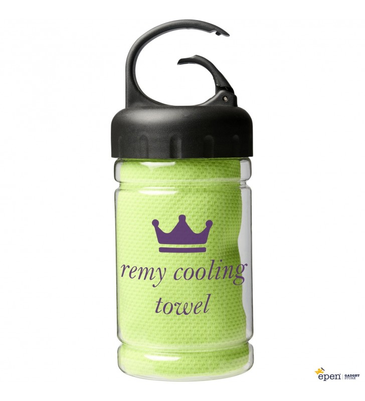 Remy cooling towel in PET container