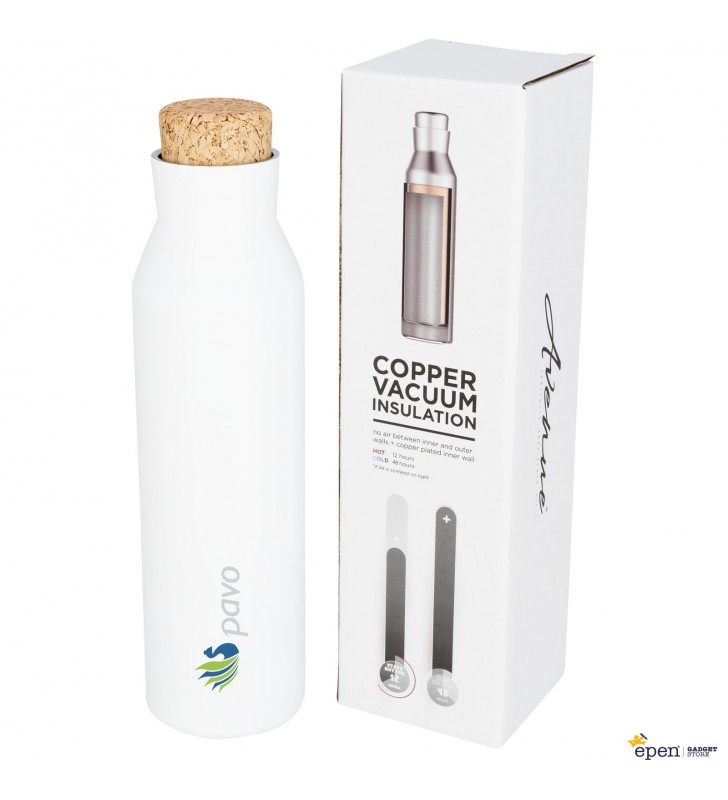 Botella con aislamiento de cobre al vacio de...