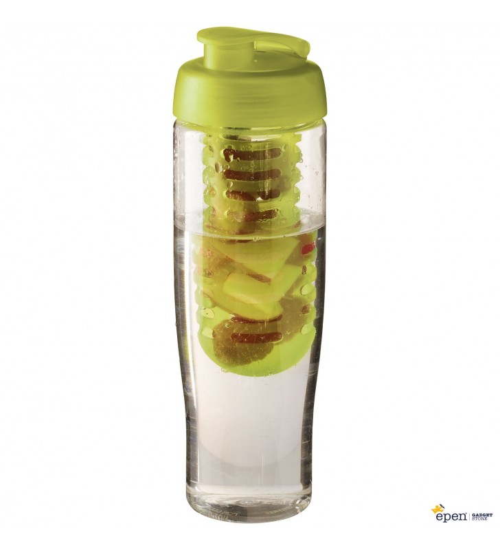 H2O Tempo® 700 ml flip lid sport bottle & infuser