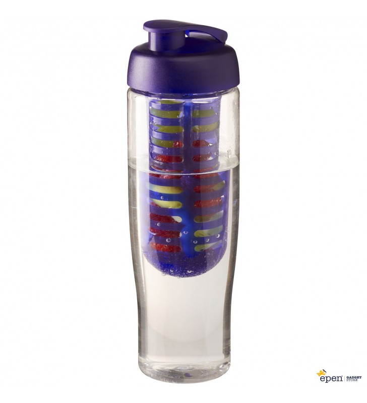 H2O Tempo® 700 ml flip lid sport bottle & infuser