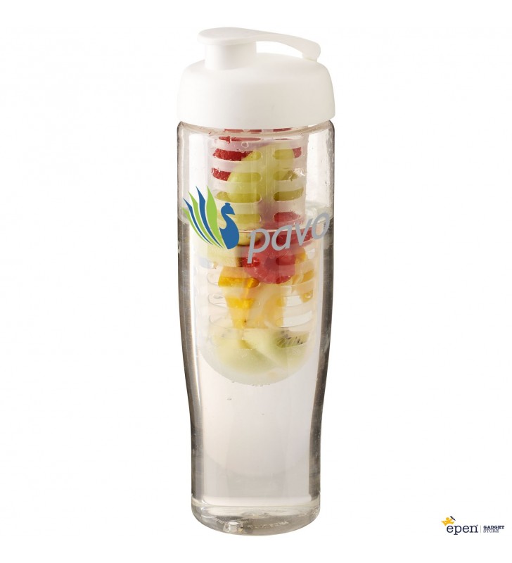 H2O Tempo® 700 ml flip lid sport bottle & infuser