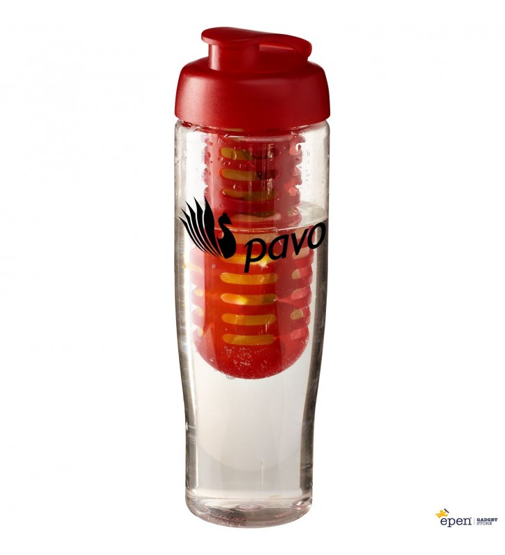 H2O Tempo® 700 ml flip lid sport bottle & infuser