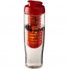 H2O Tempo® 700 ml flip lid sport bottle & infuser