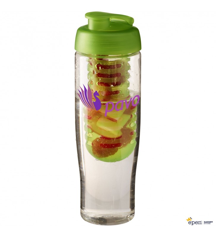 H2O Tempo® 700 ml flip lid sport bottle & infuser