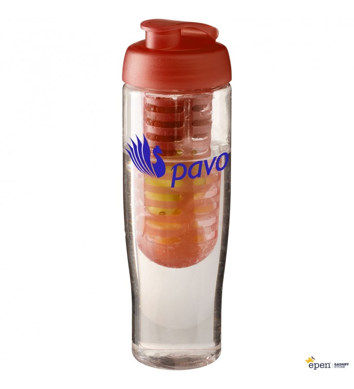 H2O Tempo® 700 ml flip lid sport bottle & infuser