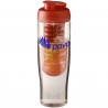 H2O Tempo® 700 ml flip lid sport bottle & infuser