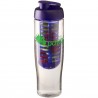H2O Tempo® 700 ml flip lid sport bottle & infuser
