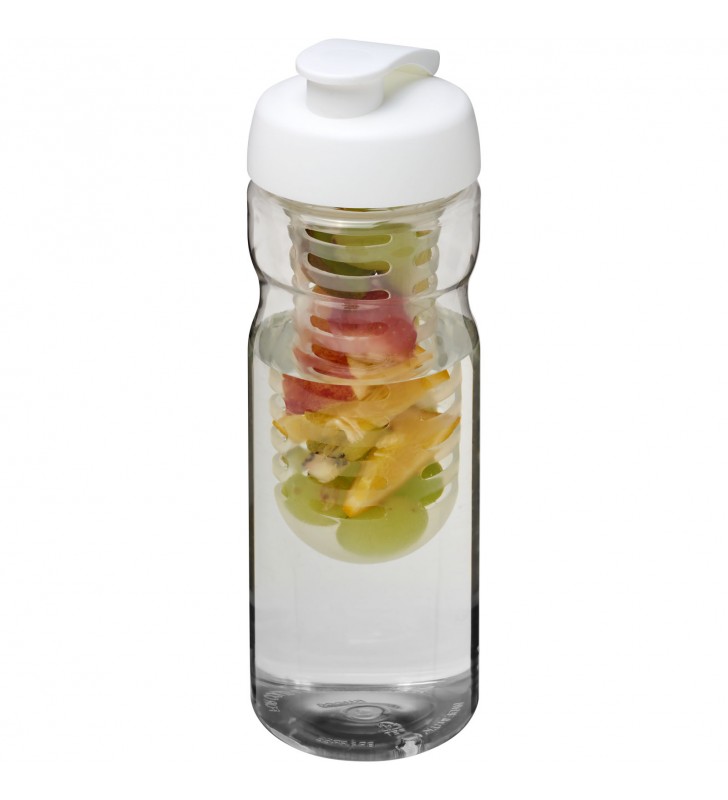 Bouteille de sport et infuseur H2O Base® 650 ml avec couverc