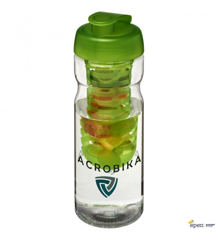 H2O Base® 650 ml flip lid sport bottle & infuser