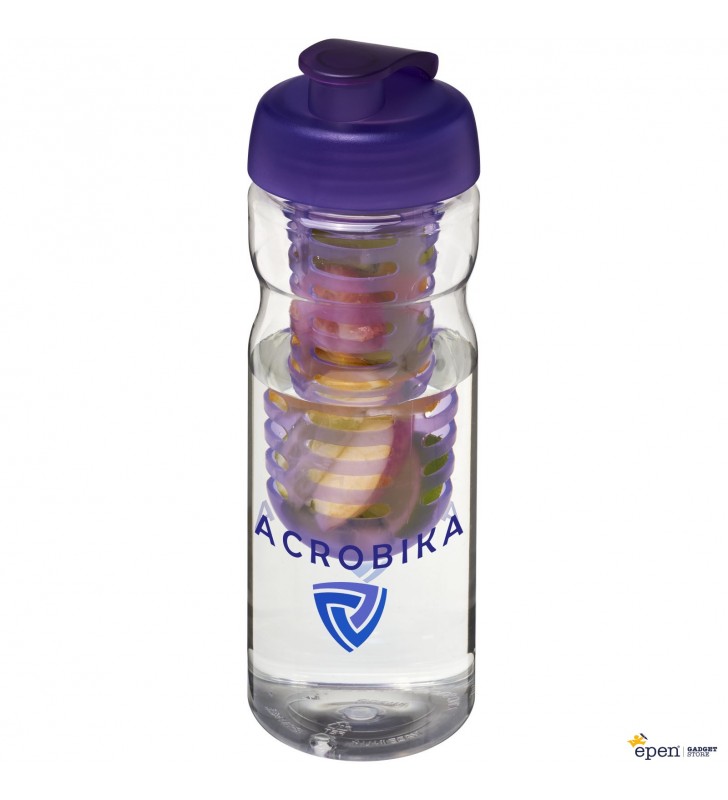 Bouteille de sport et infuseur H2O Base® 650 ml...