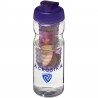 Bouteille de sport et infuseur H2O Base® 650 ml...