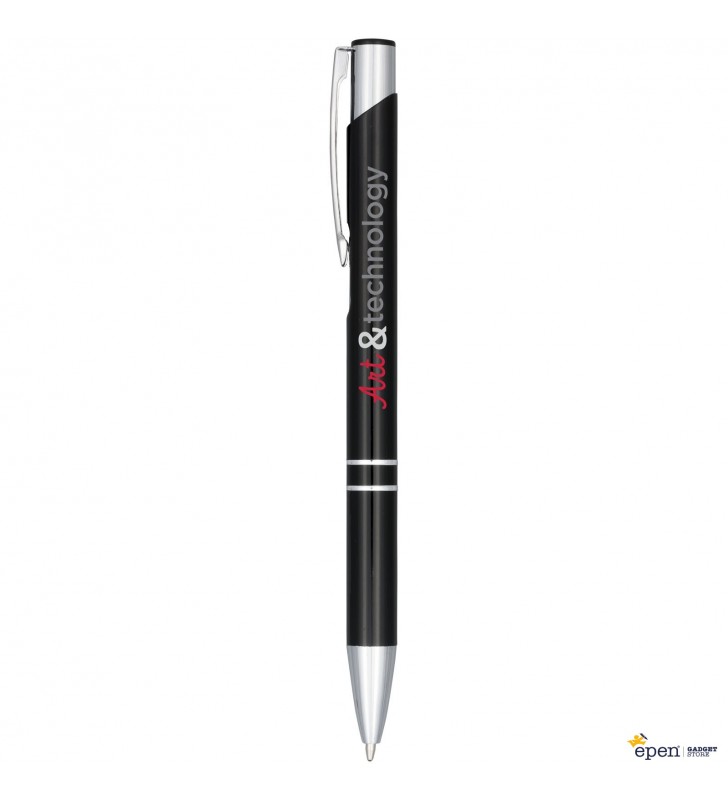 Moneta anodized aluminium click ballpoint pen
