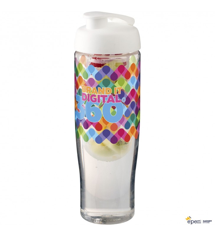 H2O Tempo® 700 ml flip lid sport bottle & infuser