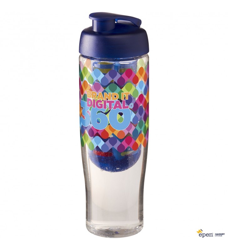 H2O Tempo® 700 ml flip lid sport bottle & infuser