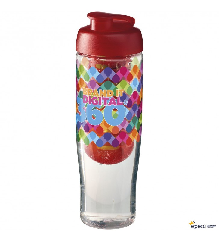 H2O Tempo® 700 ml flip lid sport bottle & infuser