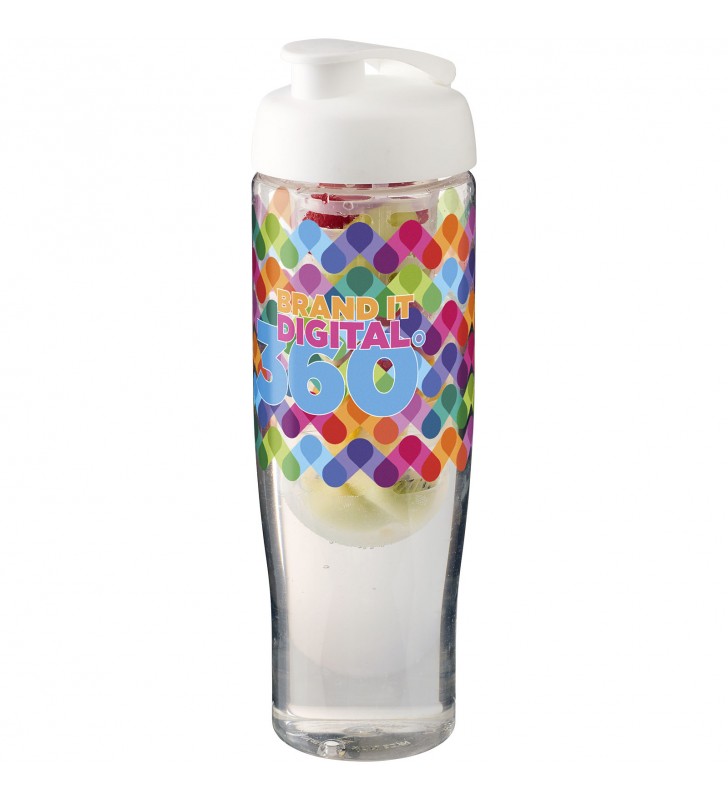 Borraccia sportiva H2O Tempo® da 700 ml con coperchio a scatto e infusore