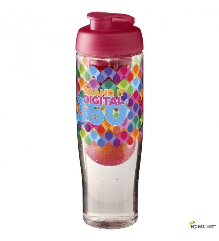 H2O Tempo® 700 ml flip lid sport bottle & infuser