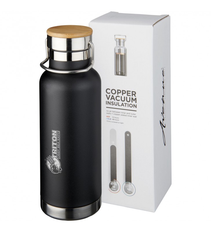 Bouteille de sport 480ml avec isolation par le vide et couche de cuivre Thor