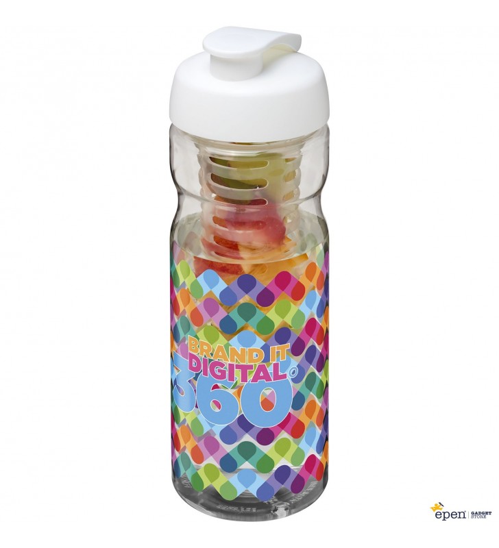 Bouteille de sport et infuseur H2O Base® 650 ml...