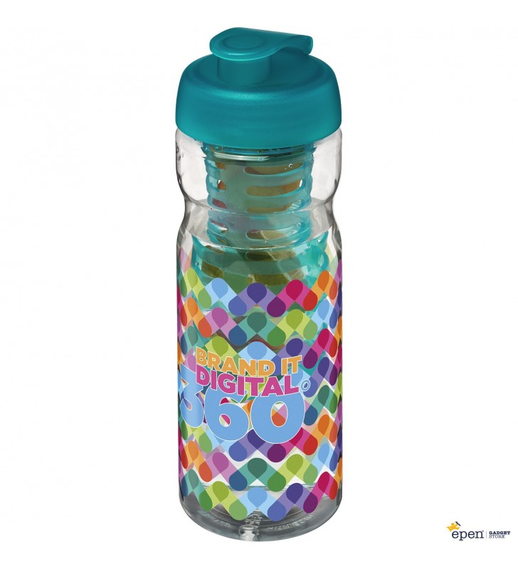 Bouteille de sport et infuseur H2O Base® 650 ml...