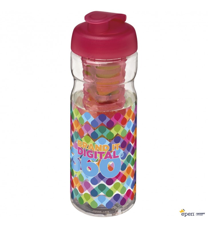 Bouteille de sport et infuseur H2O Base® 650 ml...