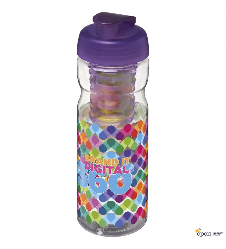 H2O Base® 650 ml flip lid sport bottle & infuser