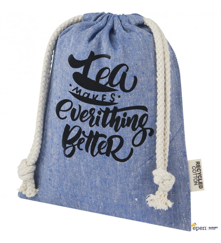 Pheebs 150 g/m GRS recycled cotton gift bag...