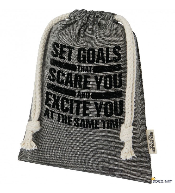 Pheebs 150 g/m GRS recycled cotton gift bag...