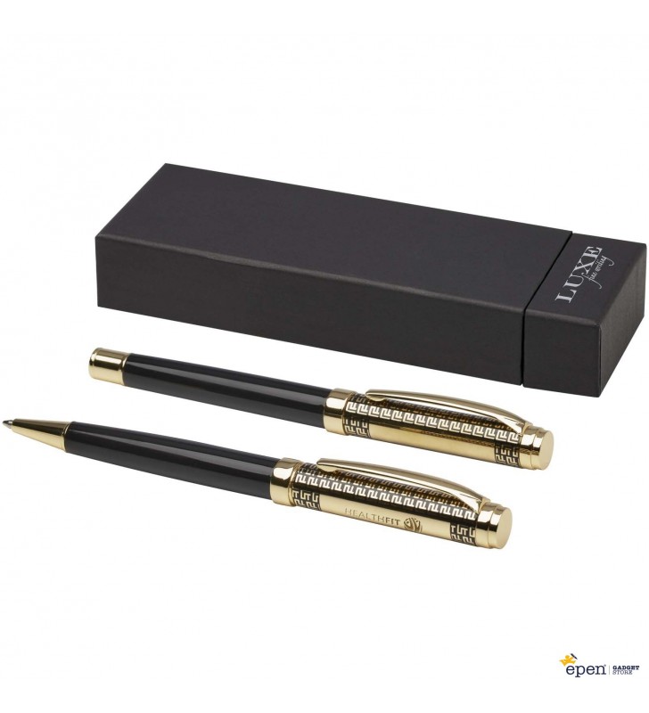 Legato ballpoint and rollerball pen set