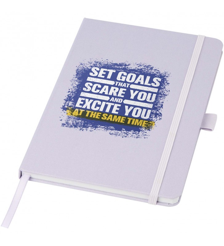 Blocco note A5 in carta riciclata con cover in PET riciclato Honua