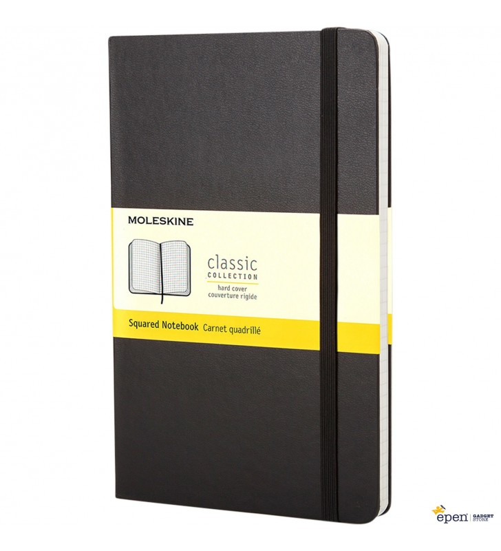 Blocco note con copertina rigida - a quadretti...