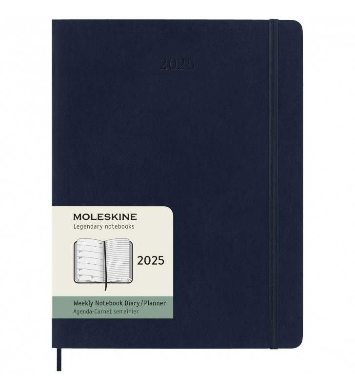 Moleskine soft cover 12 month weekly XL planner