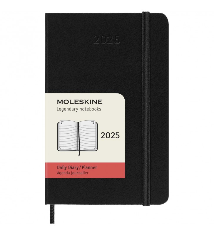 Moleskine hard cover 12 month PK daily planner