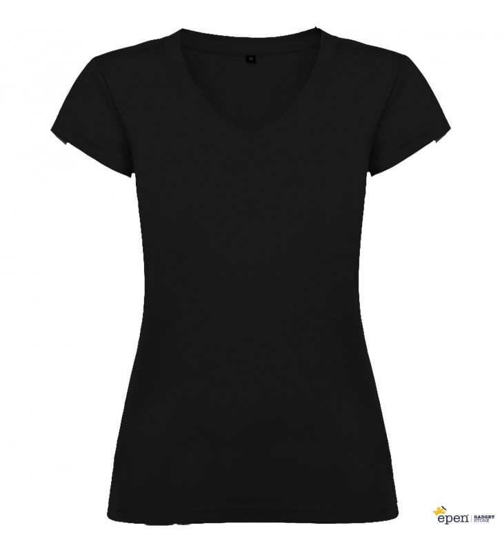 T-shirt Victoria a col en V et manches courtes...