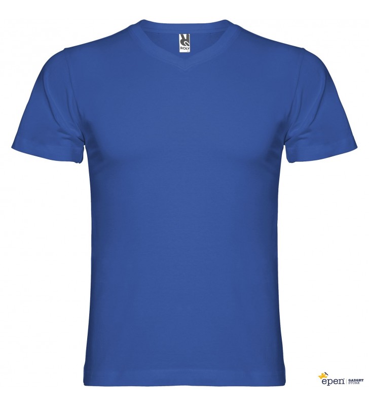 Samoyedo short sleeve mens v-neck t-shirt