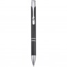 Stylo bille retractable en aluminium Moneta