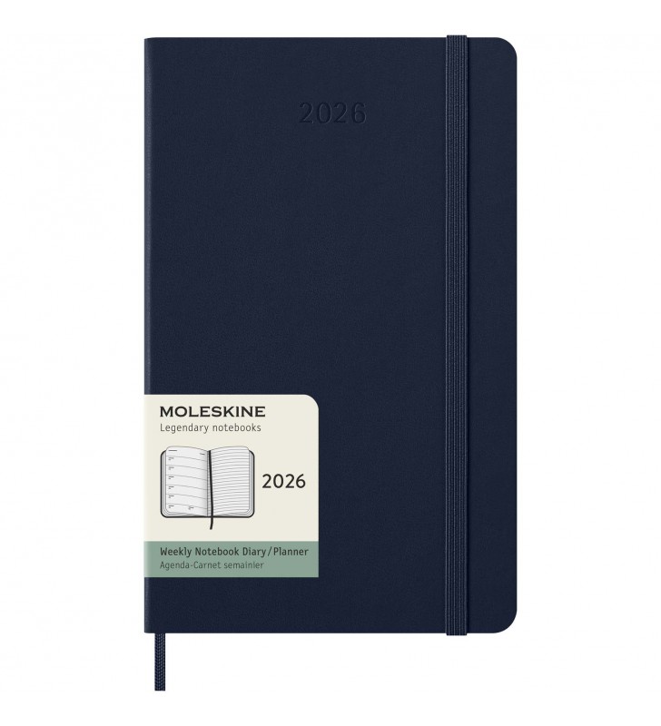 Moleskine hard cover 12 month weekly L planner
