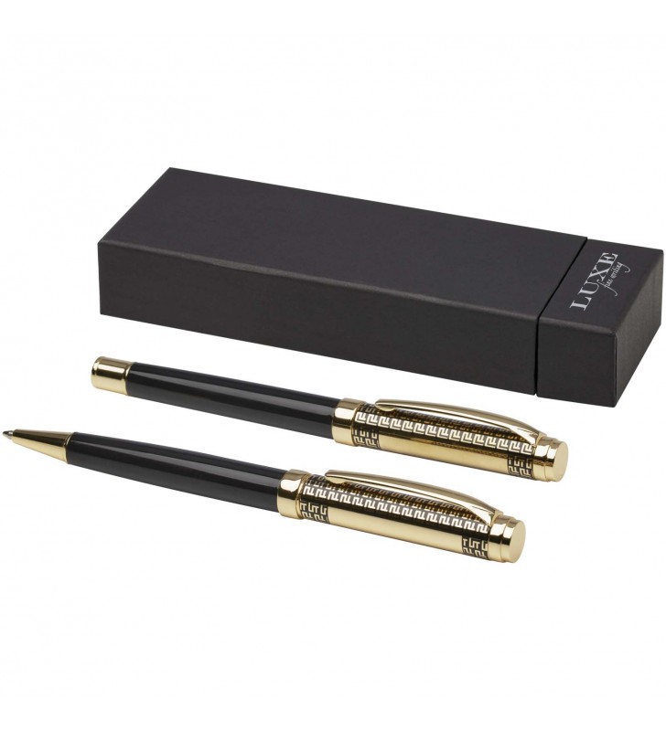Legato ballpoint and rollerball pen set (blue ink)