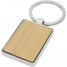 Porte-cles rectangulaire Neta en bambou