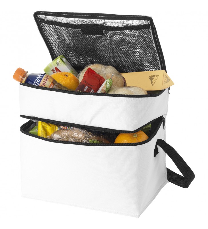 Oslo 2-zippered compartments cooler bag 13L