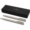 Set de boligrafo y rollerball de acero...