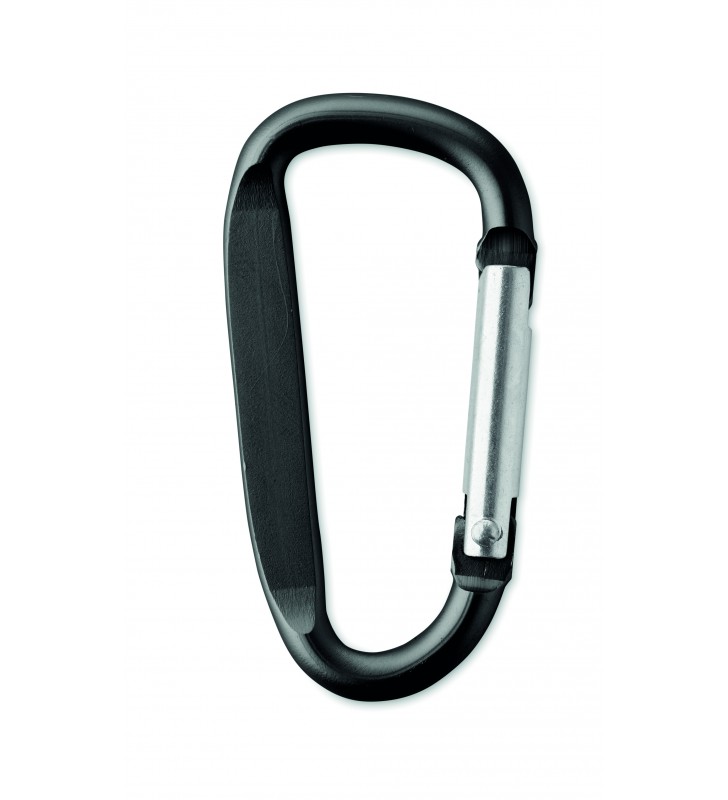 Carabiner clip in aluminium