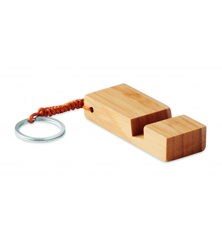 Key ring and phone holder